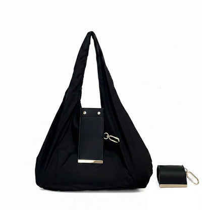 💜LAST DAY - BUY 1 GET 1 FREE,Each $13.99👜 Foldable Keychain Tote Bag – Compact & Expandable Reusable Carryall