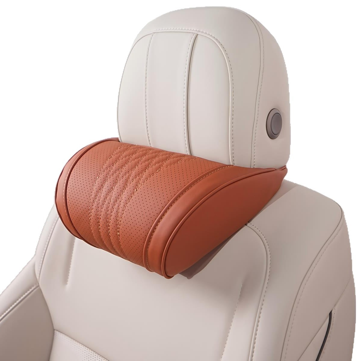Ergonomic memory foam car headrest pillow