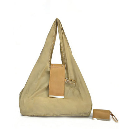 💜LAST DAY - BUY 1 GET 1 FREE,Each $13.99👜 Foldable Keychain Tote Bag – Compact & Expandable Reusable Carryall