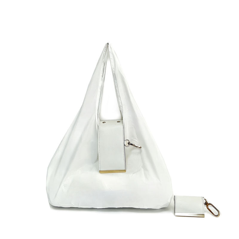 💜LAST DAY - BUY 1 GET 1 FREE,Each $13.99👜 Foldable Keychain Tote Bag – Compact & Expandable Reusable Carryall