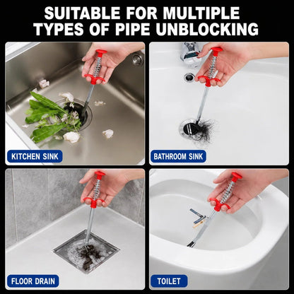 🔥Each $10.99🔥Last Day Buy 1 Get 1 Free🚿Professional Drain Clog Remover Tool – A Must-Have For Every Home