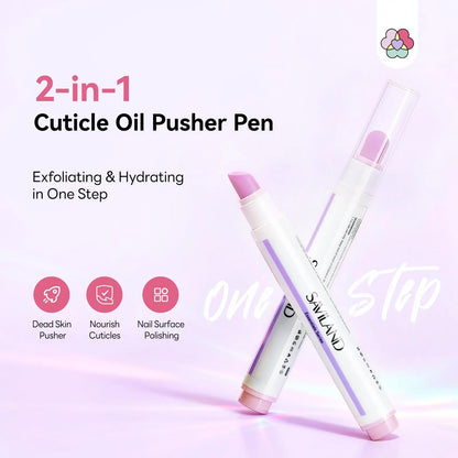 🔥Last Day Buy 1 Get 1 Free🔥Cuticle Remover Pen Set with Cuticle Oil, Portable Cuticle Softener for Home DIY & Professional Nail Salon Manicure