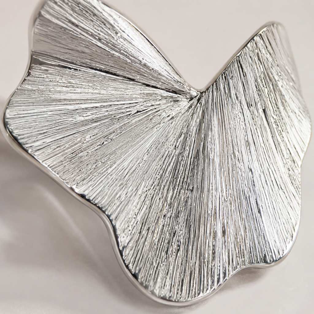 Ginkgo Leaf Statement Ring