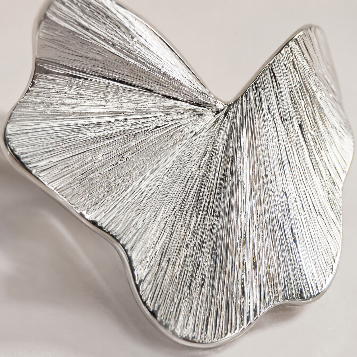 Ginkgo Leaf Statement Ring