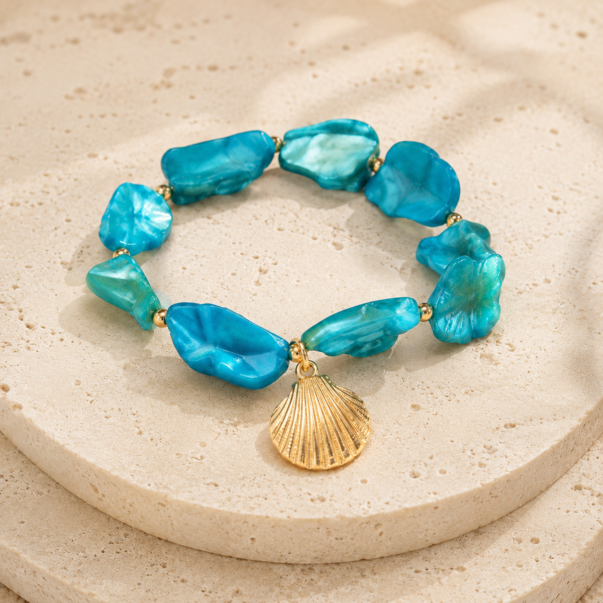 Seaside Shell Charm Bracelet