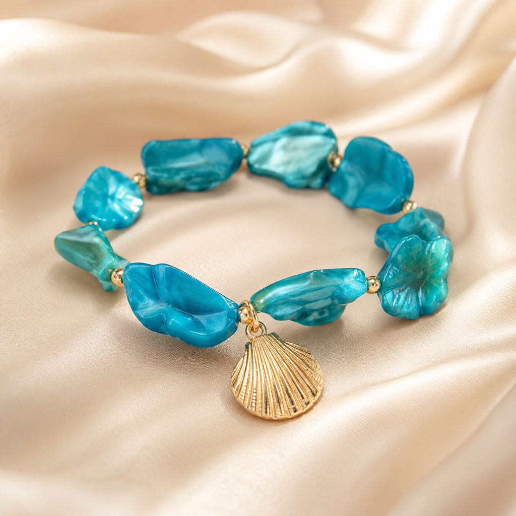 Seaside Shell Charm Bracelet
