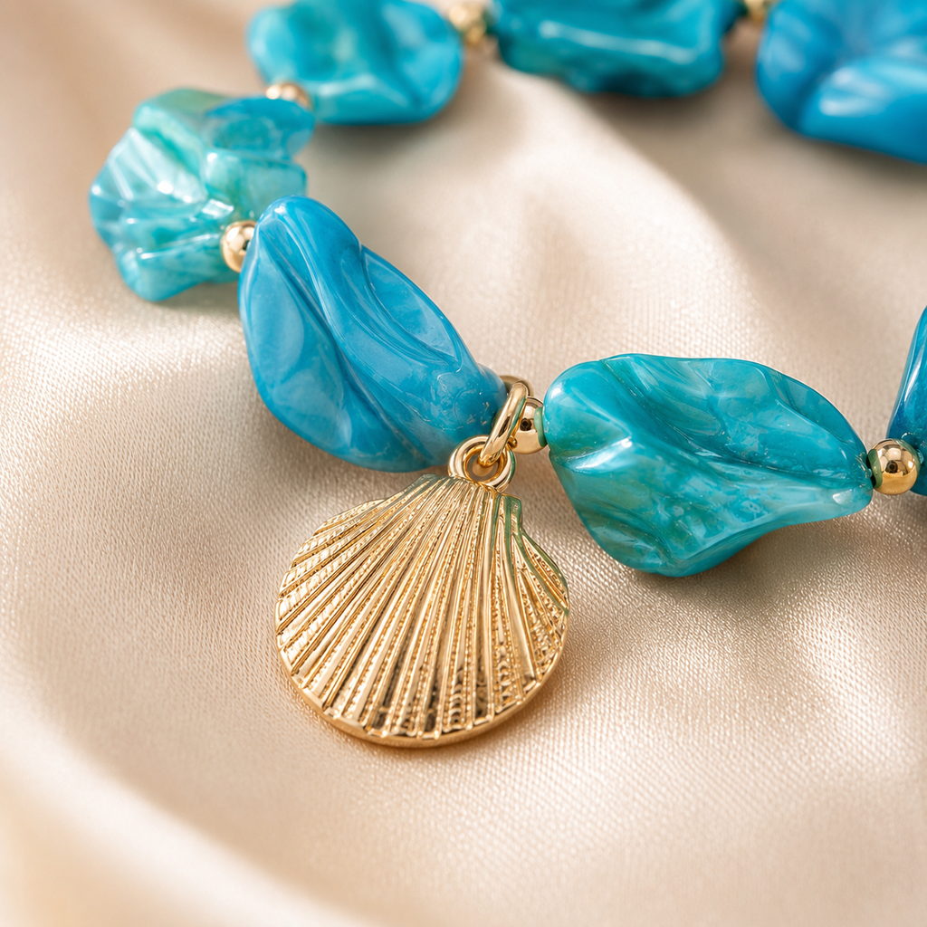 Seaside Shell Charm Bracelet