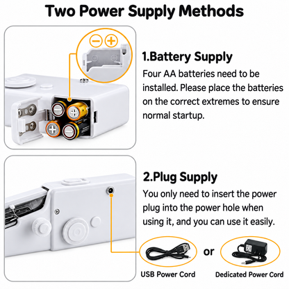 🔥LAST DAY-50%OFF🔥Mini Handheld Sewing Machine Kit