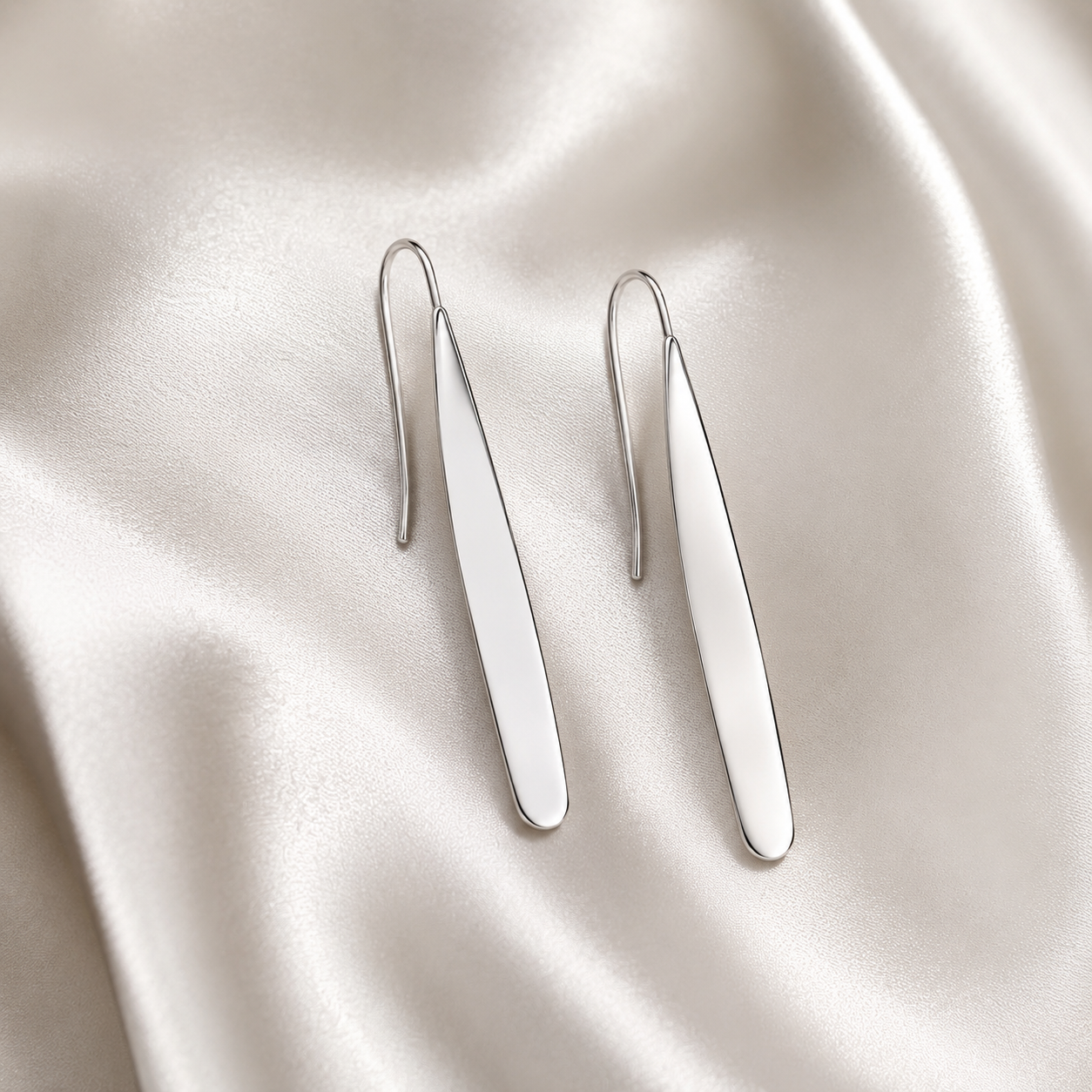 Minimalist Long Drop Earrings