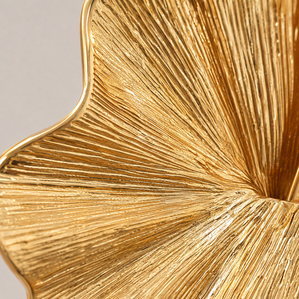 Ginkgo Leaf Statement Ring